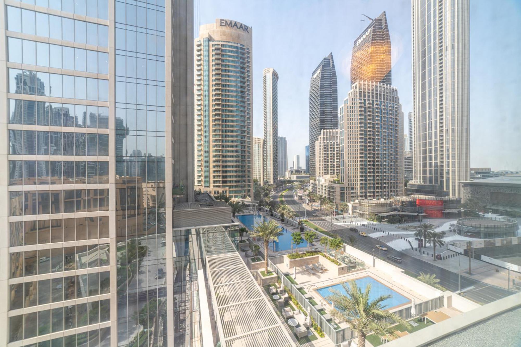 First Class 2Br With Full Dubai Boulevard View المظهر الخارجي الصورة