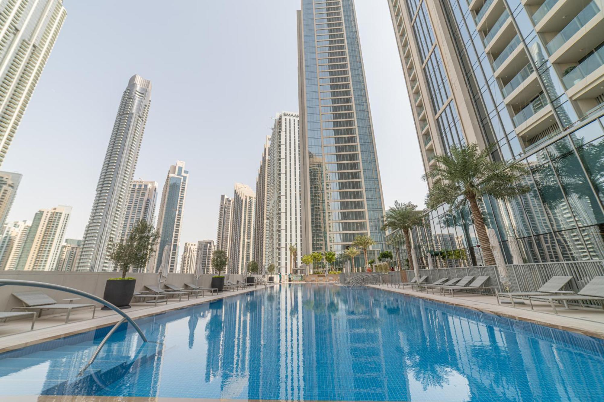 First Class 2Br With Full Dubai Boulevard View المظهر الخارجي الصورة